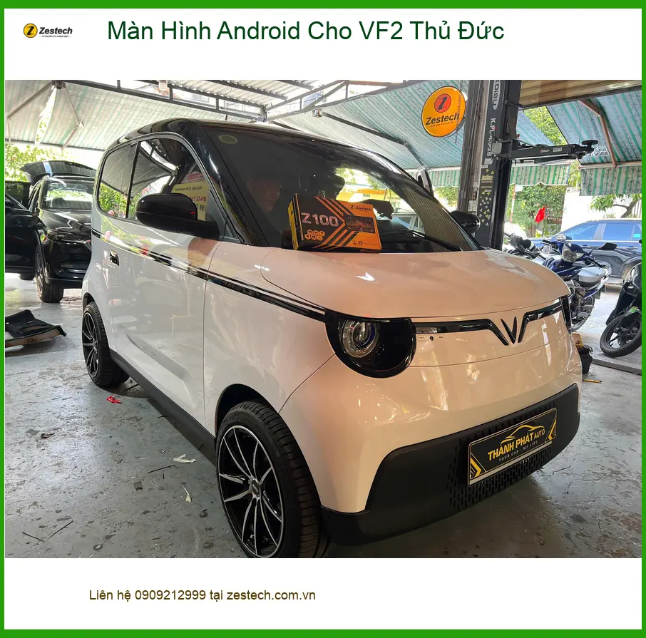 Anh Minh Tuấn lắp Màn Hình Android cho VinFast VF2 tại Thủ Đức để trải nghiệm lái tốt hơn