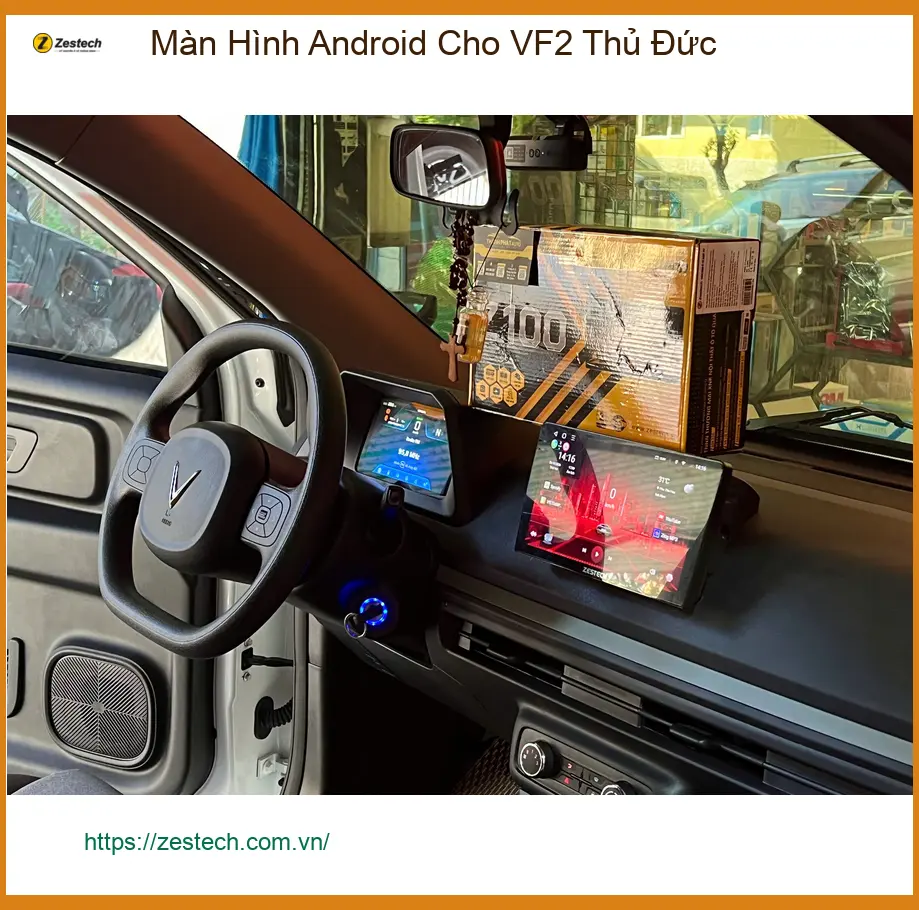 Anh Minh Tuấn lắp Màn Hình Android cho VinFast VF2 tại Thủ Đức để trải nghiệm lái tốt hơn ảnh thực tế 2