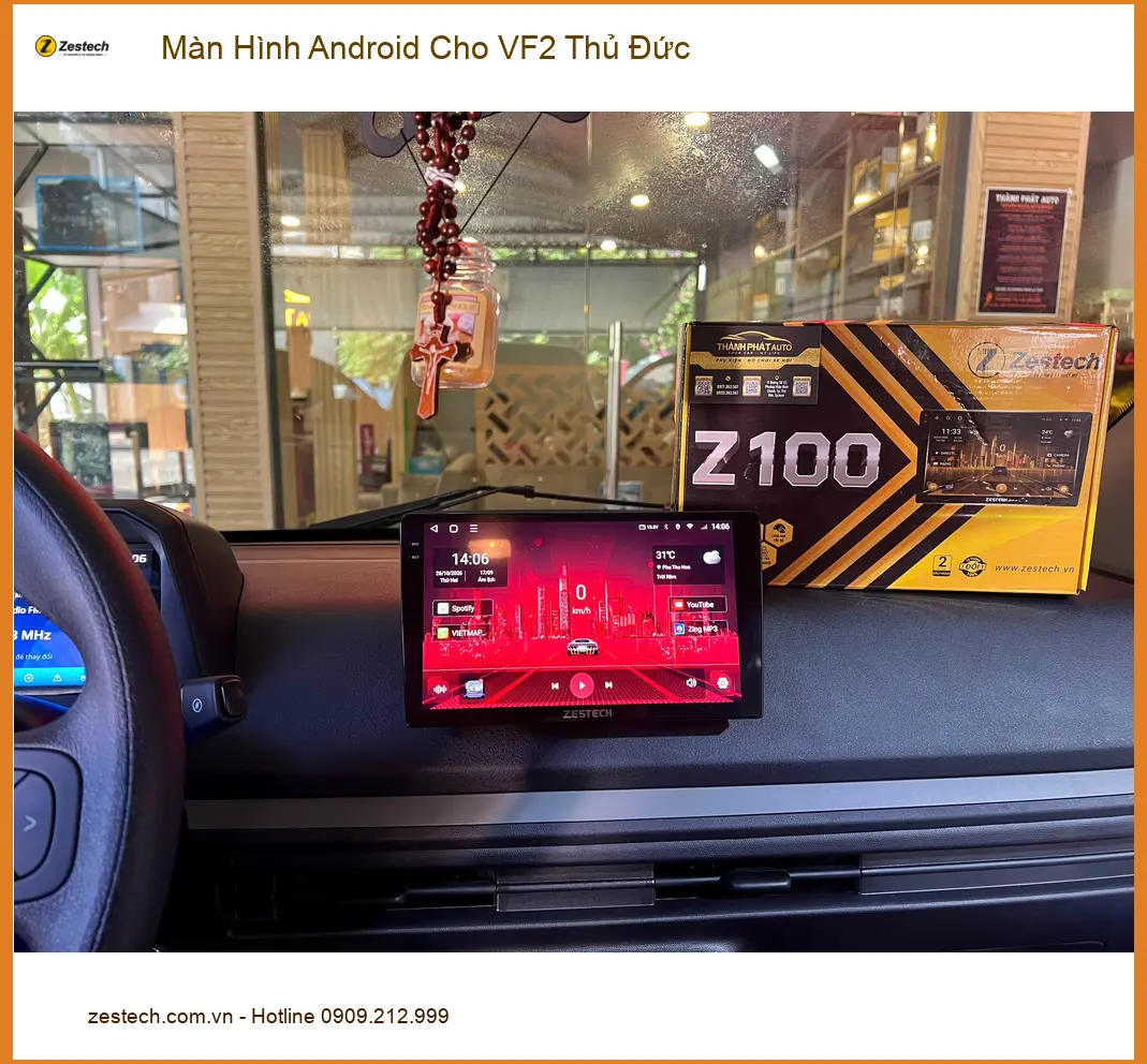Anh Minh Tuấn lắp Màn Hình Android cho VinFast VF2 tại Thủ Đức để trải nghiệm lái tốt hơn ảnh thực tế 3