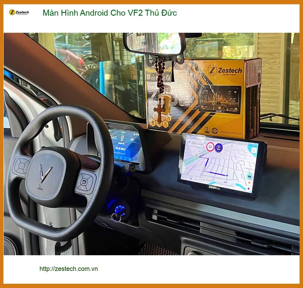 Anh Minh Tuấn lắp Màn Hình Android cho VinFast VF2 tại Thủ Đức để trải nghiệm lái tốt hơn ảnh thực tế 4