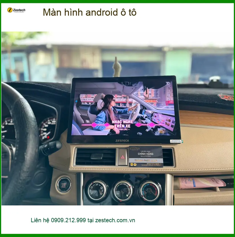 Anh Tấn lắp màn hình Android ô tô cho Hyundai Accent tại Quận Gò Vấp vì màn hình zin quá đơn điệu