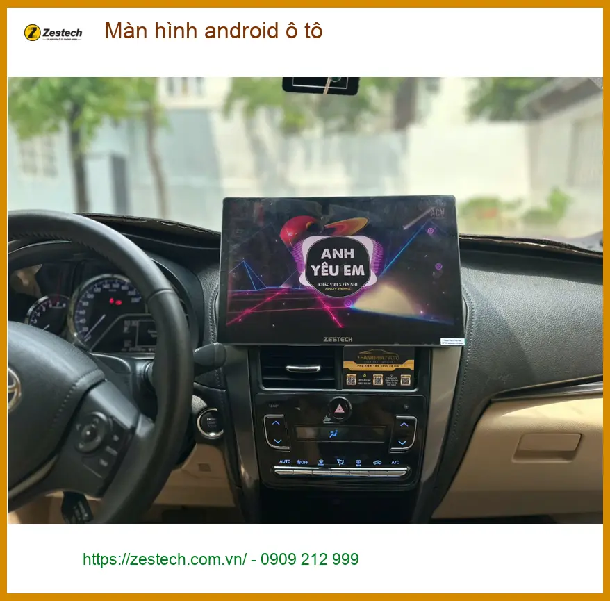 Anh Khải nâng cấp màn hình android ô tô tại Quận 4 cho Hyundai Accent ảnh thực tế 5