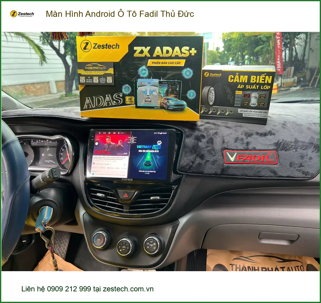Anh Dũng nâng cấp Màn Hình Android Ô Tô Fadil ở Thủ Đức cho xe thêm tiện ích ảnh thực tế 4
