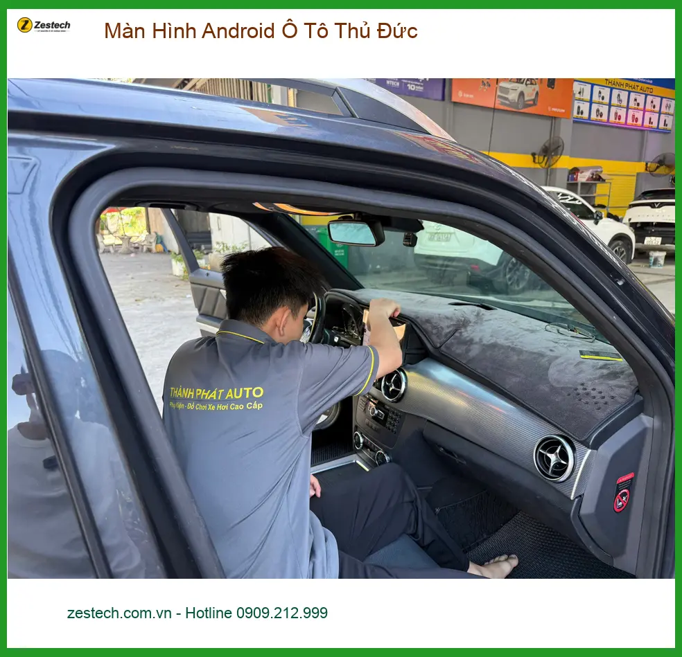 Cô Lan Anh nâng cấp Màn Hình Android Ô Tô Honda CRV tại Thủ Đức để giải trí tốt hơn ảnh thực tế 5