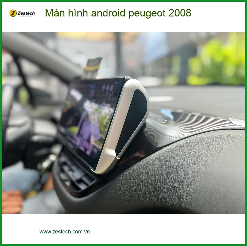 Anh Khôi lắp màn hình Android Peugeot 2008 tại Quận Tân Phú tiện nghi ảnh thực tế 2