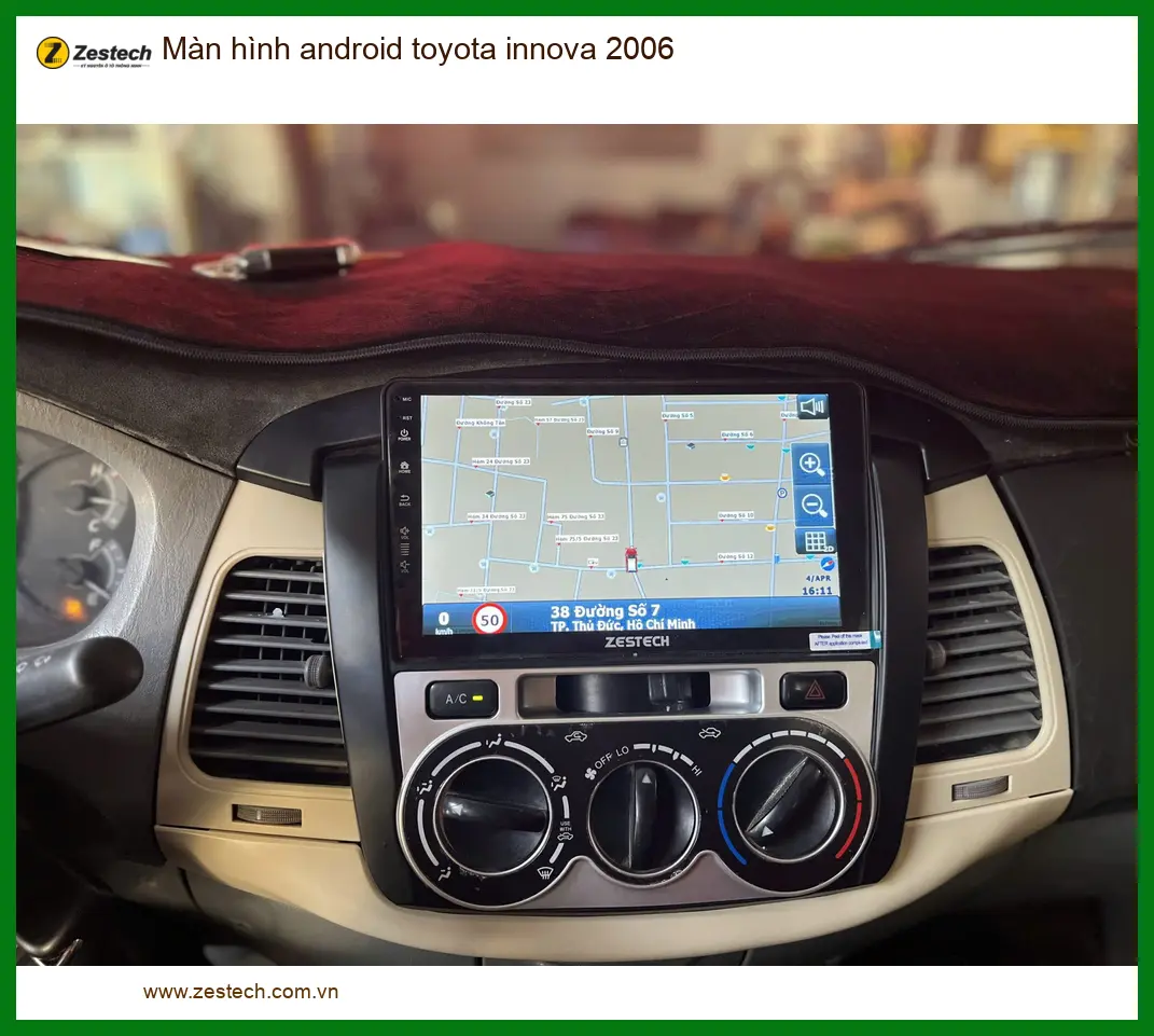 Màn Hình Android Toyota Innova 2006 - Địa Chỉ Lắp Đặt Uy Tín TPHCM
