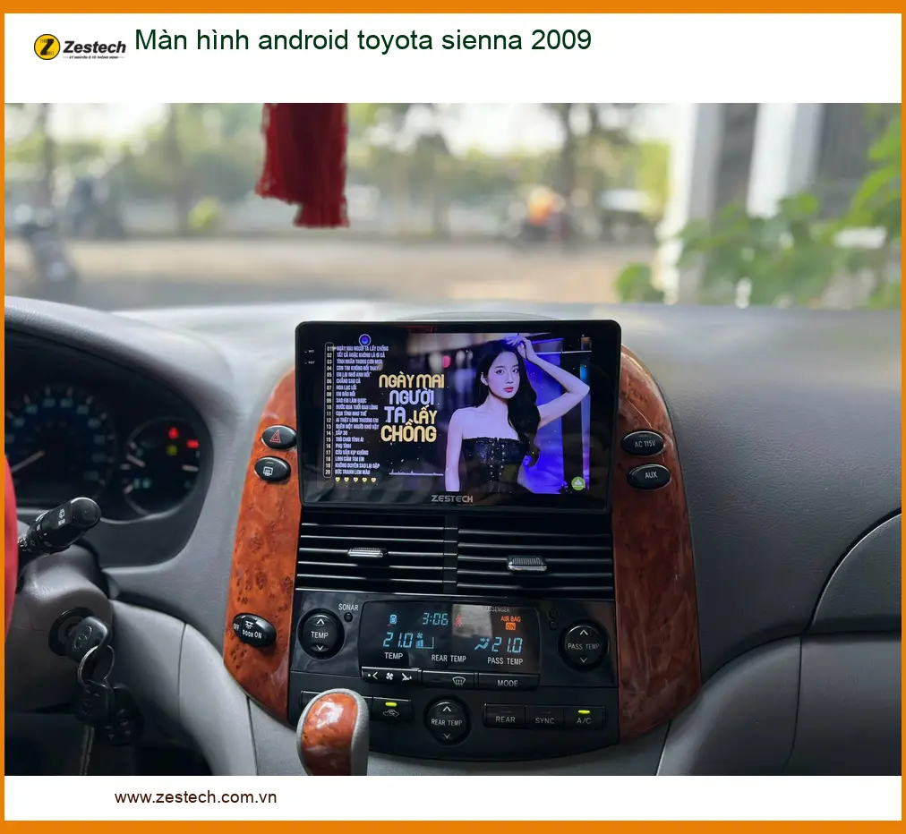 Màn Hình Android Toyota Sienna 2009 - Địa Chỉ Lắp Đặt Uy Tín TPHCM
