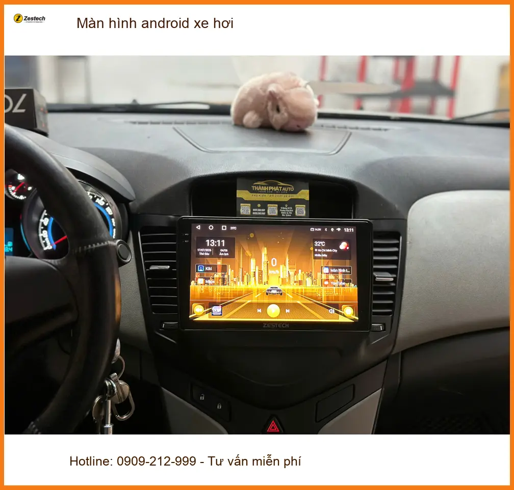Anh Quốc Bảo lắp màn hình Android xe Hyundai Creta tại Hóc Môn để nâng cấp giải trí.