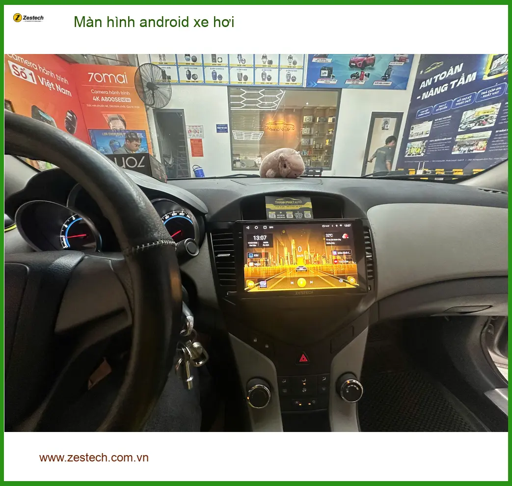 Anh Quốc Bảo lắp màn hình Android xe Hyundai Creta tại Hóc Môn để nâng cấp giải trí. ảnh thực tế 2