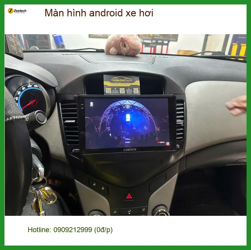 Anh Quốc Bảo lắp màn hình Android xe Hyundai Creta tại Hóc Môn để nâng cấp giải trí. ảnh thực tế 3