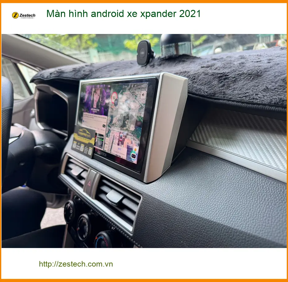Anh Cường nâng cấp màn hình Android cho Xpander 2021 tại Quận 6 để xem bản đồ và giải trí