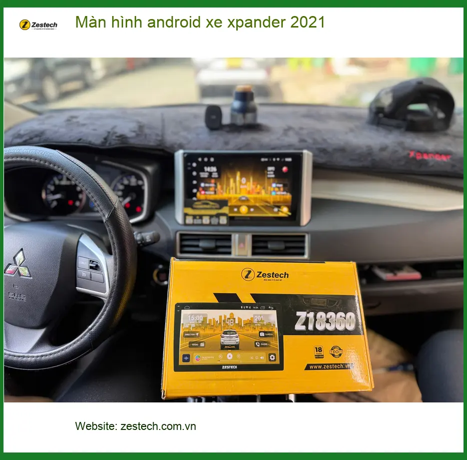 Anh Cường nâng cấp màn hình Android cho Xpander 2021 tại Quận 6 để xem bản đồ và giải trí ảnh thực tế 2