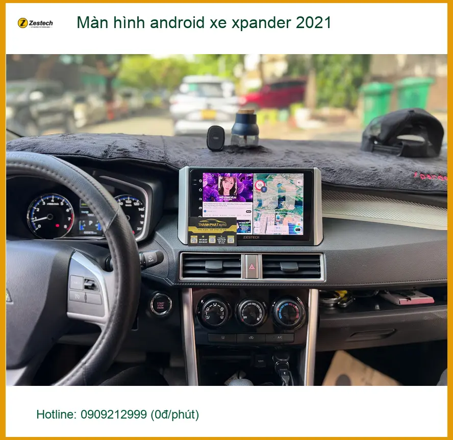 Chú Quang lắp màn hình Android xe Xpander 2021 tại Hóc Môn ảnh thực tế 2