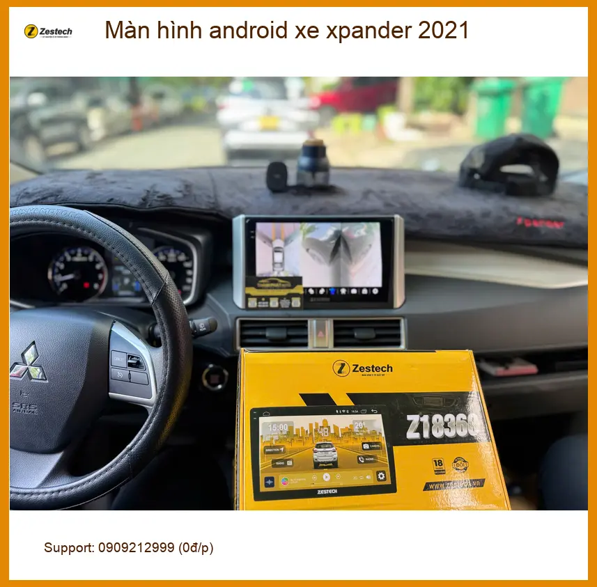 Chú Quang lắp màn hình Android xe Xpander 2021 tại Hóc Môn ảnh thực tế 3