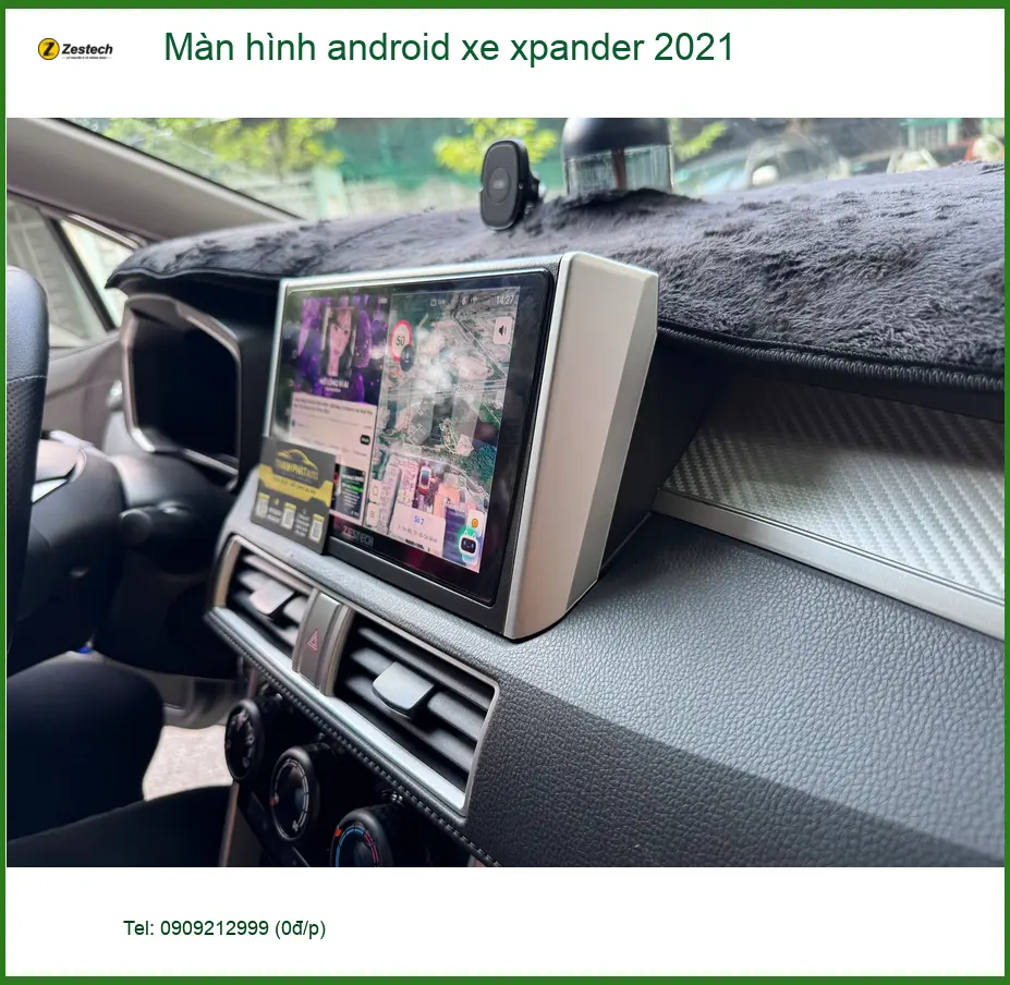 Chú Quang lắp màn hình Android xe Xpander 2021 tại Hóc Môn ảnh thực tế 4