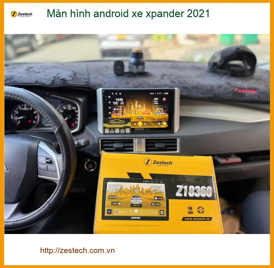 Chú Quang lắp màn hình Android xe Xpander 2021 tại Hóc Môn ảnh thực tế 5