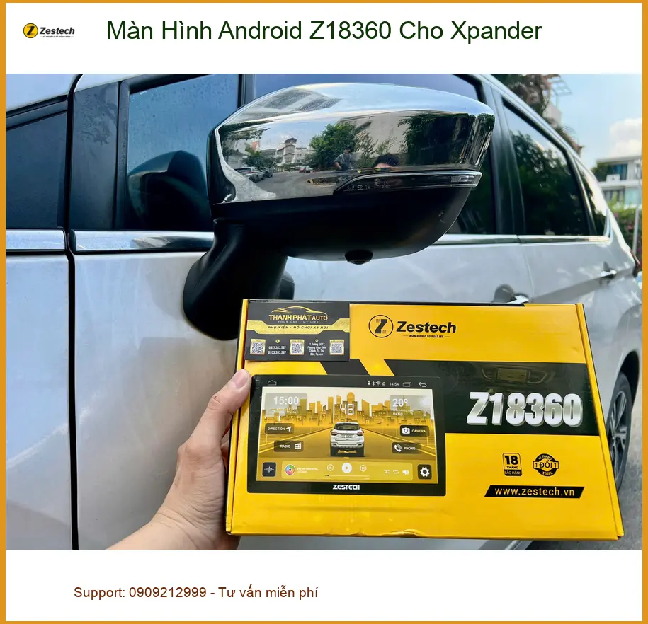 Anh Vĩnh nâng cấp Màn Hình Android Z18360 cho Xpander ở Quận Thủ Đức ảnh thực tế 3