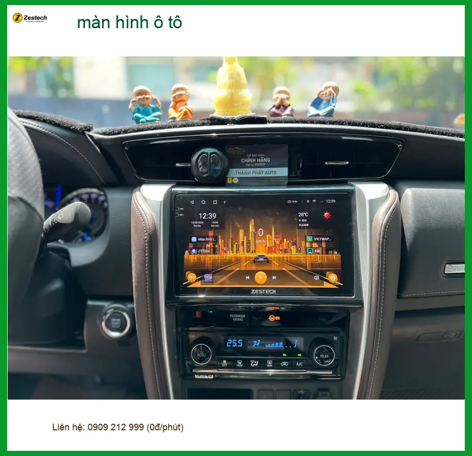 Anh Kiên lắp màn hình ô tô cho Honda Civic tại Quận 4 để giải trí tốt hơn ảnh thực tế 2