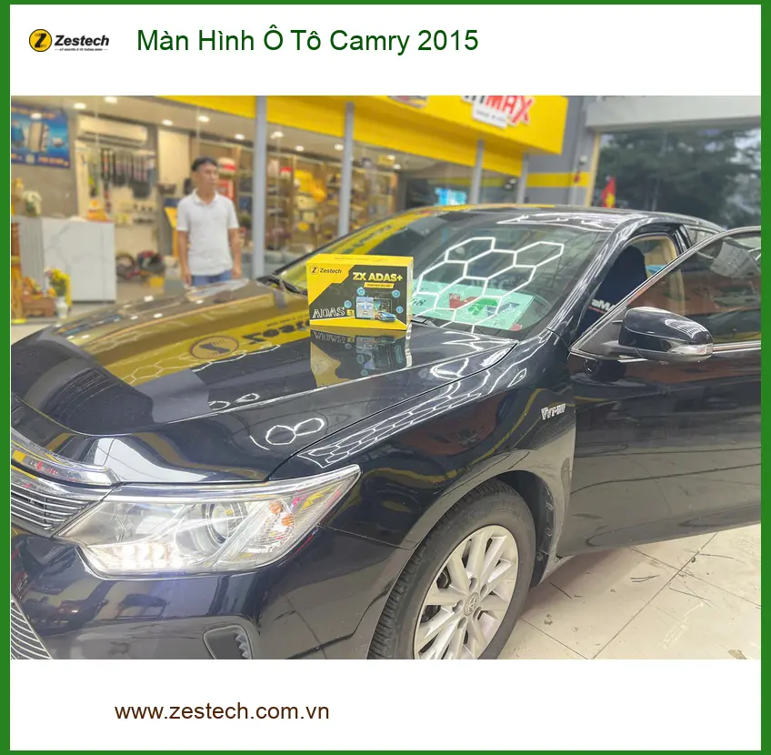 Chú Minh lắp Màn Hình Ô Tô Camry 2015 Quận 9 tận hưởng công nghệ mới ảnh thực tế 3