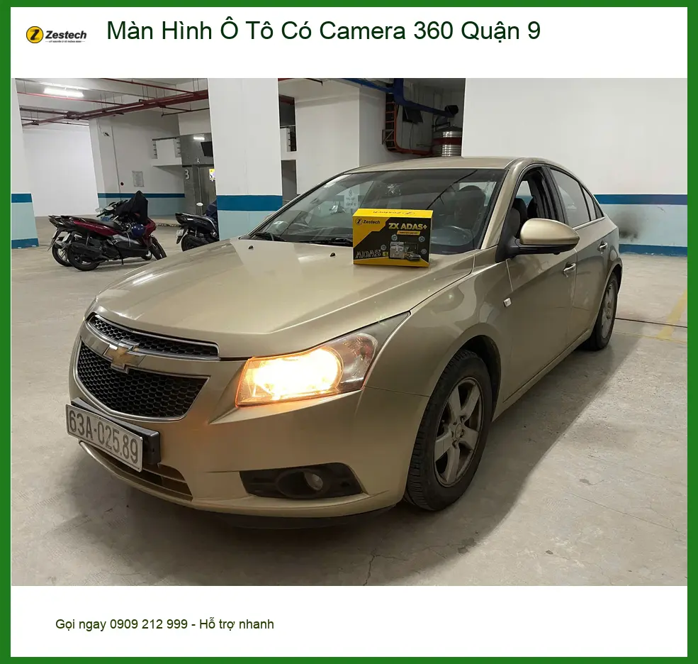 Chị Thảo lắp Màn Hình Ô Tô Có Camera 360 cho Hyundai Santa Fe tại Quận 9 ảnh thực tế 2