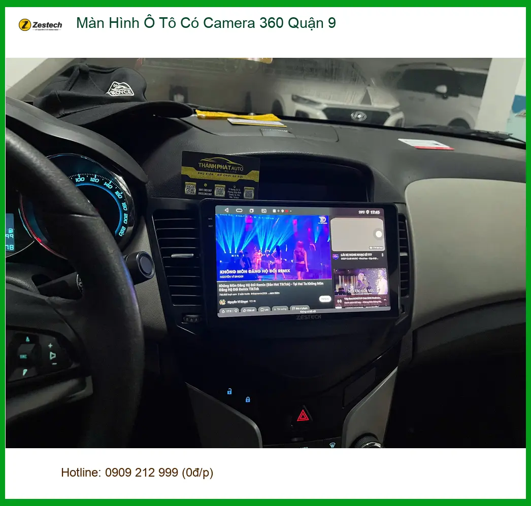 Chị Thảo lắp Màn Hình Ô Tô Có Camera 360 cho Hyundai Santa Fe tại Quận 9 ảnh thực tế 3