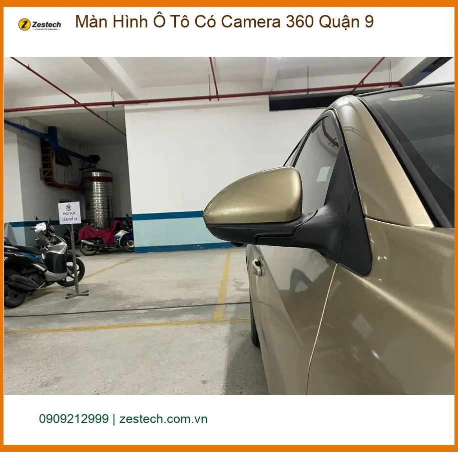 Chị Thảo lắp Màn Hình Ô Tô Có Camera 360 cho Hyundai Santa Fe tại Quận 9 ảnh thực tế 4