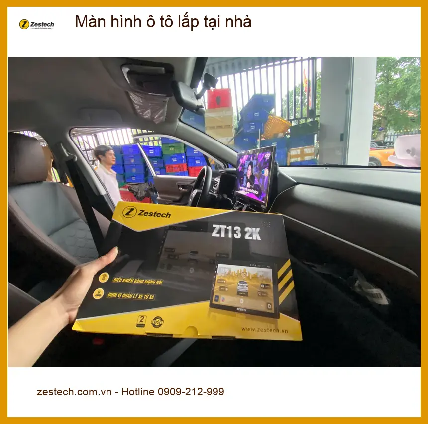 Anh Khang lắp màn hình ô tô Honda CRV tại nhà Quận Huyện Nhà Bè ảnh thực tế 3
