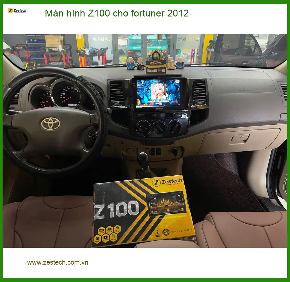 Anh Khải lắp Màn hình Z100 cho Fortuner 2012 tại Quận Phú Nhuận ảnh thực tế 3