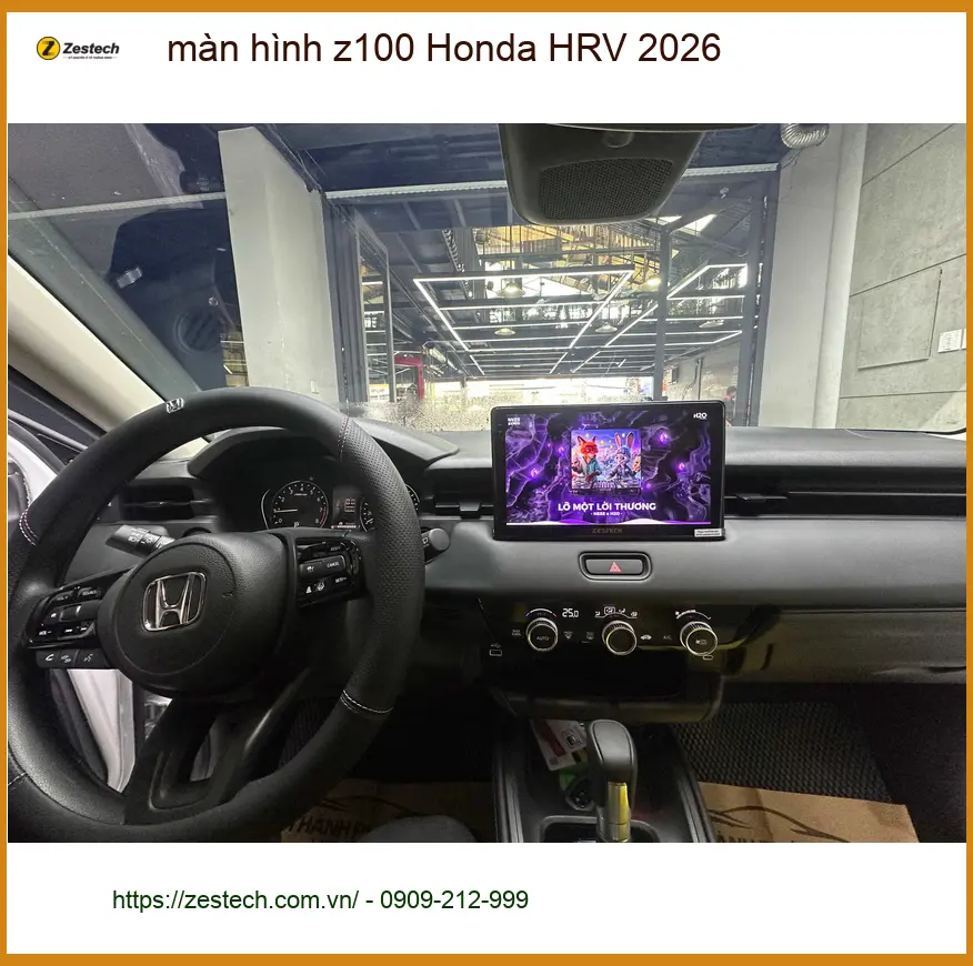 Chị Linh Chi nâng cấp màn hình Z100 Honda HRV 2026 tại Quận 3 uy tín ảnh thực tế 2