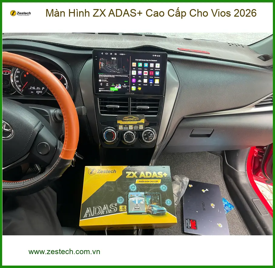 Chị Mai Anh lắp Màn Hình ZX ADAS+ Cao Cấp cho Vios 2026 ở Quận 9