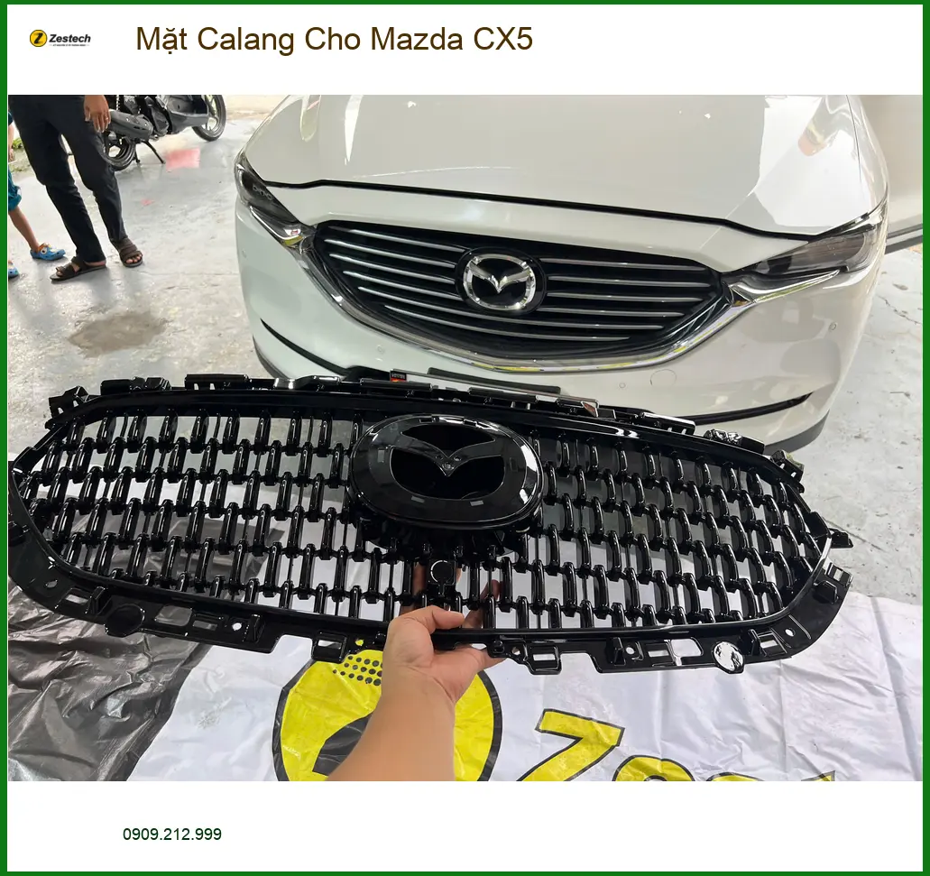 Chị Thảo độ Mặt Calang cho Mazda CX5 tại Thủ Đức để xe trông hiện đại hơn ảnh thực tế 3
