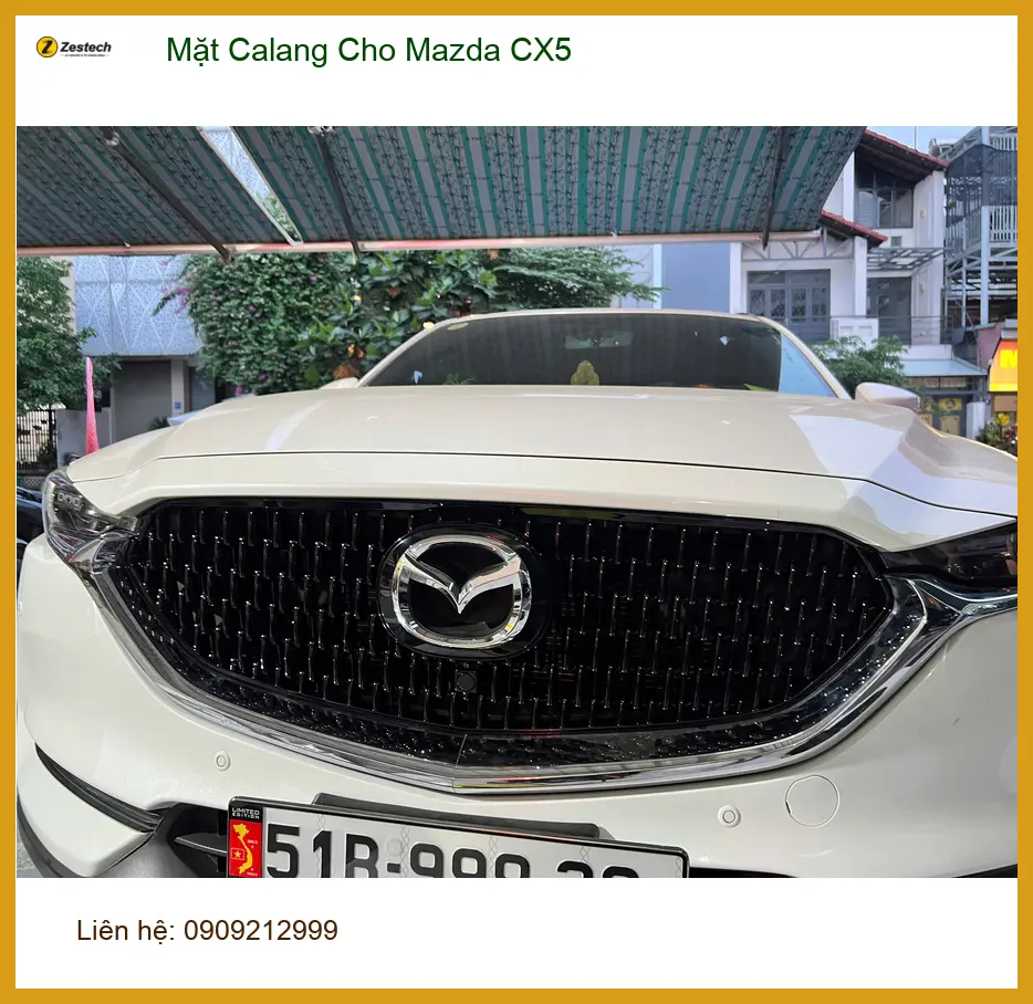 Chị Thảo độ Mặt Calang cho Mazda CX5 tại Thủ Đức để xe trông hiện đại hơn ảnh thực tế 5