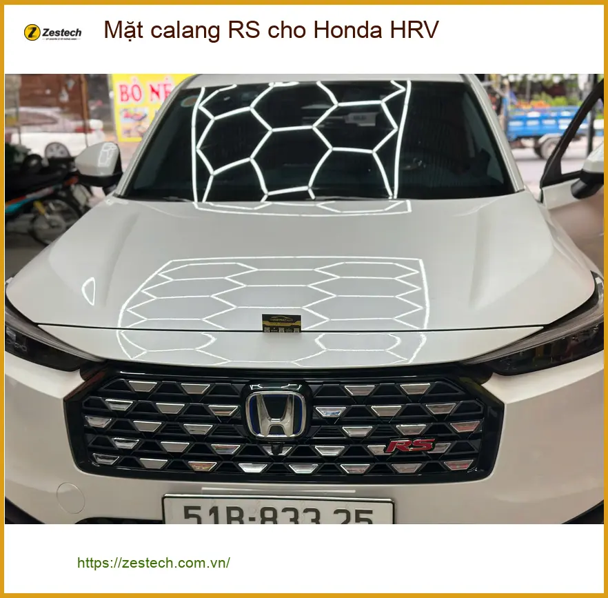 Chị Thảo độ Mặt calang RS cho Honda HRV tại Quận 1 để xe trông thể thao và cá tính hơn ảnh thực tế 3