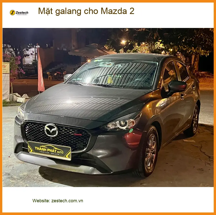 Anh Khải độ mặt galang cho Mazda 2 tại Thủ Đức để xe nhìn ngầu hơn ảnh thực tế 3