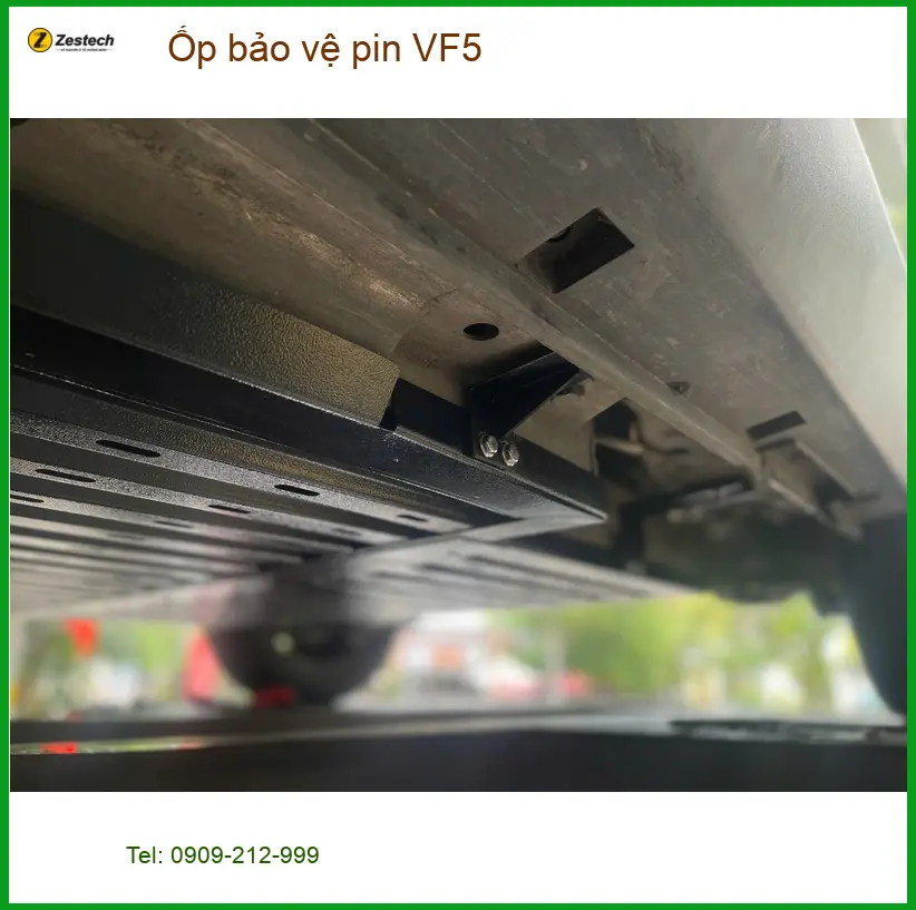 Chú Sơn lắp ốp bảo vệ pin VF5 tại Quận Gò Vấp để xe bền bỉ hơn ảnh thực tế 4