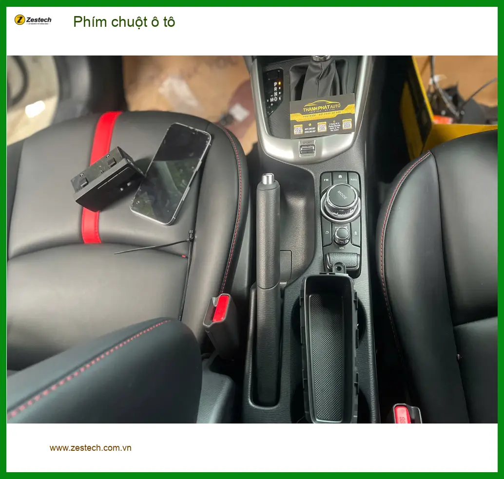 Anh Hoàng Minh lắp phím chuột ô tô cho Hyundai Creta tại Bình Chánh ảnh thực tế 3