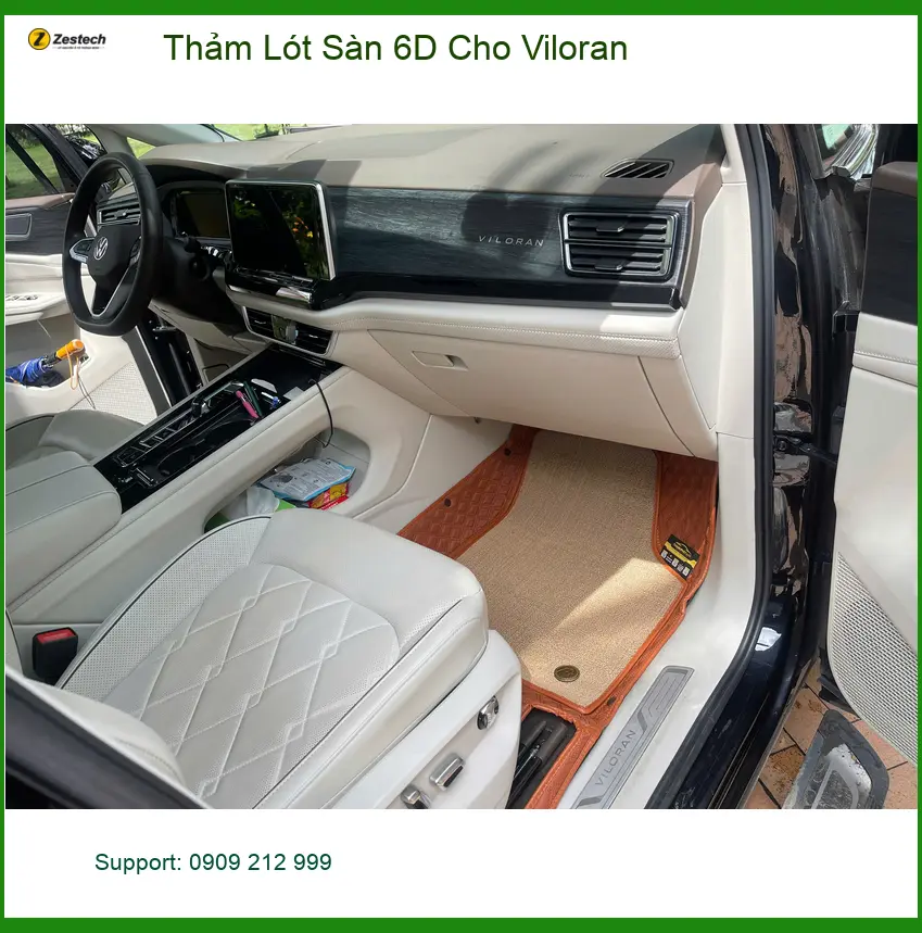 Chú Cảnh lắp Thảm Lót Sàn 6D Viloran Quận 9 để sàn xe luôn sạch đẹp ảnh thực tế 5