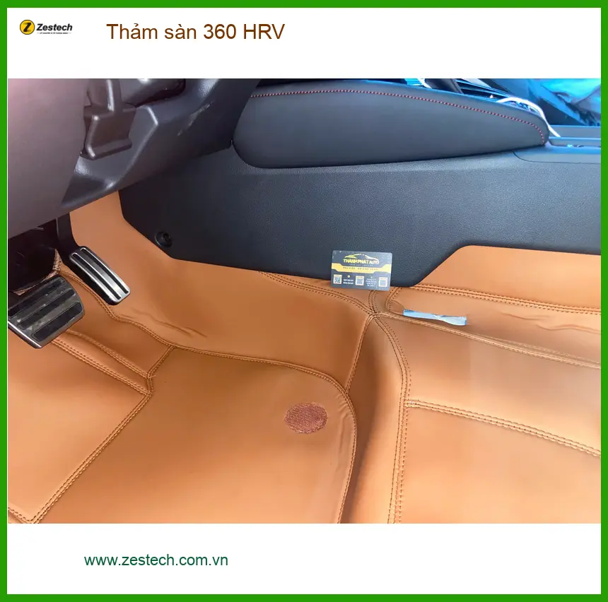 Anh Đức Hùng lắp thảm sàn 360 Honda HRV tại Quận 1 vì muốn nội thất luôn sạch đẹp ảnh thực tế 4